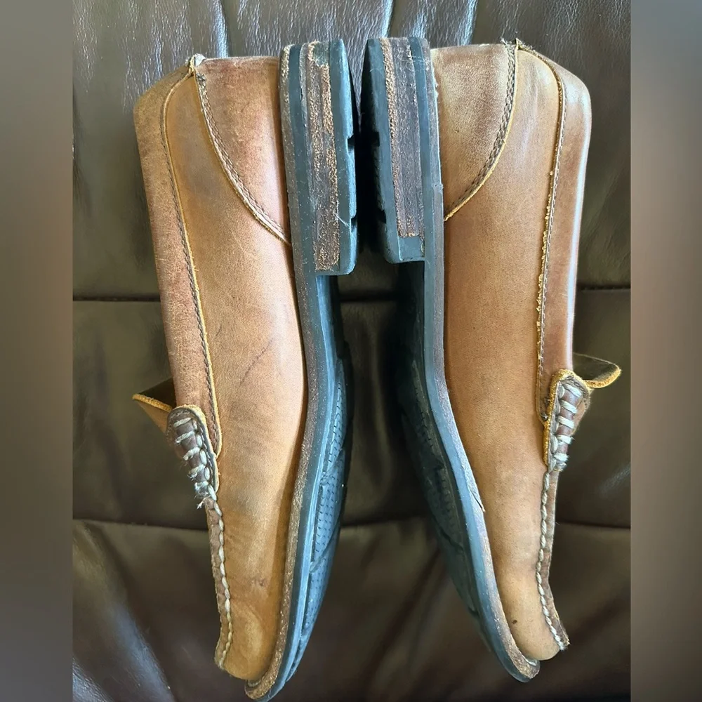 Sperry men’s top-sider brown leather loafers. Size 8M comfortable